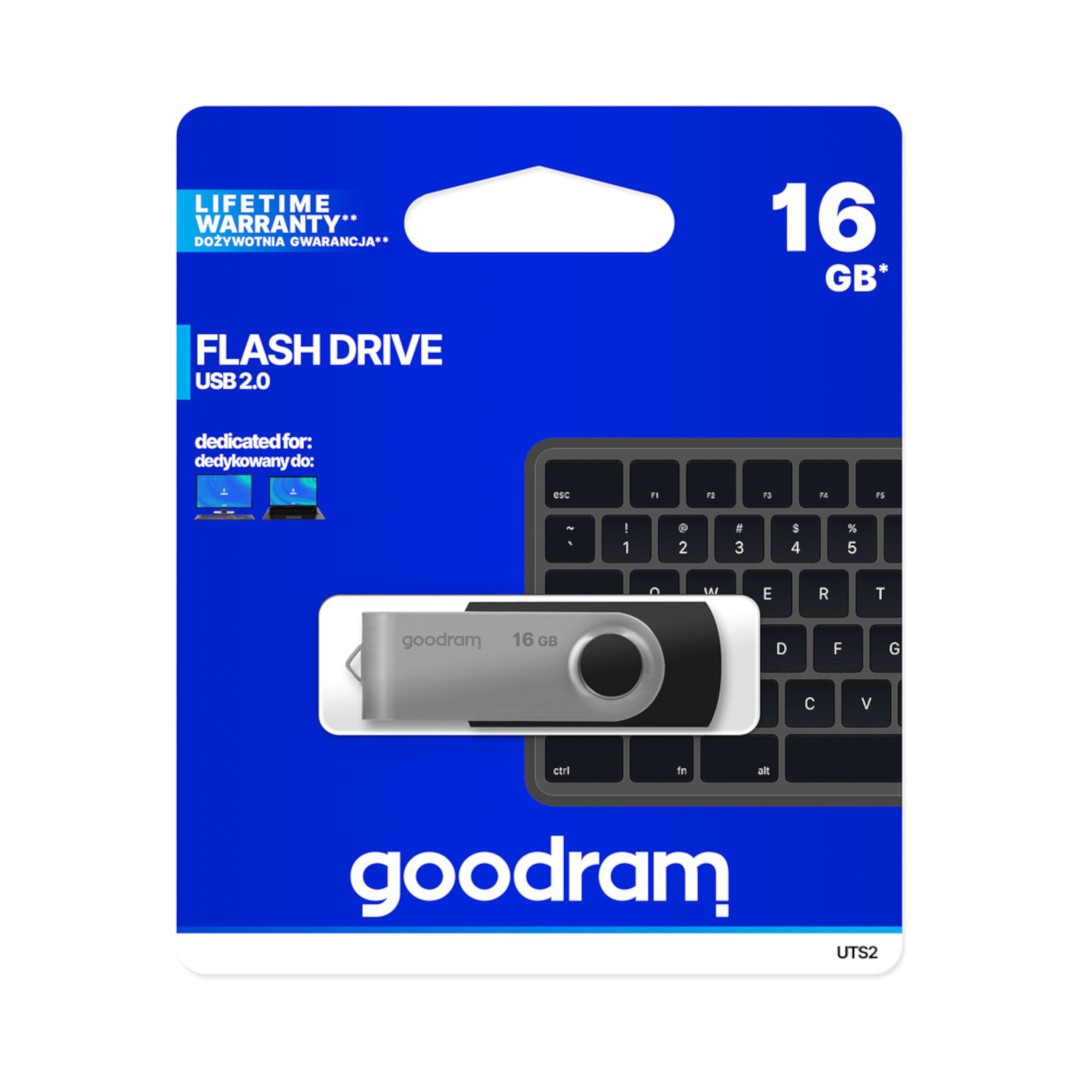 GoodRam Twister - pamięć USB Pendrive 16GB - czarny